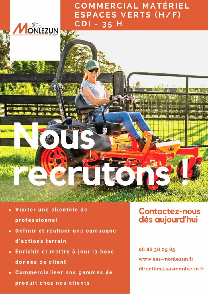 recrutement kubota 2024