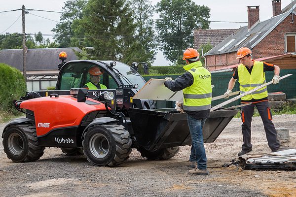 Mini-pelles Kubota pour travaux en intérieur