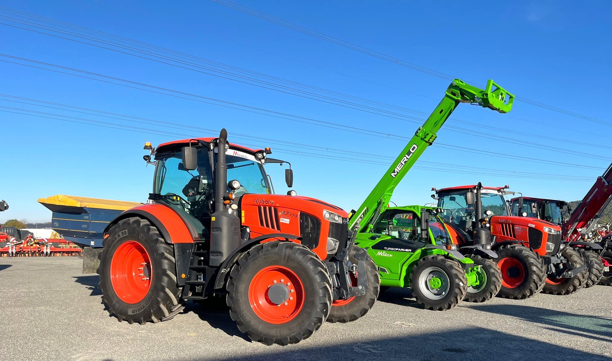 tracteur kubota m7173