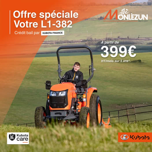 promo Kubota L1 382 tarbes 65