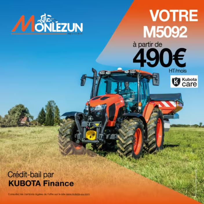 offre tracteur kubota M5002