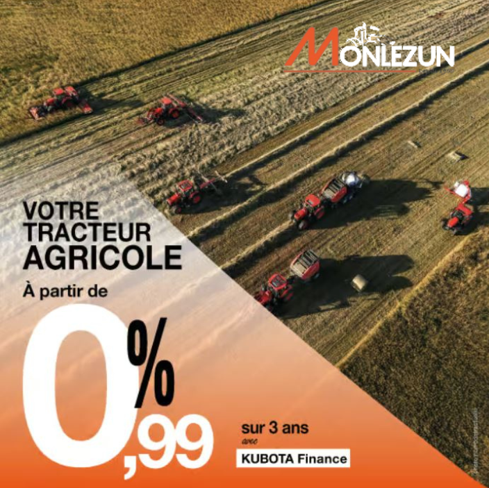offre tracteur kubota