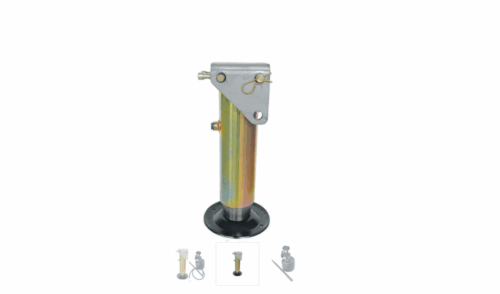 Kit béquille cric hydraulique 8,5T + pompe monlezun